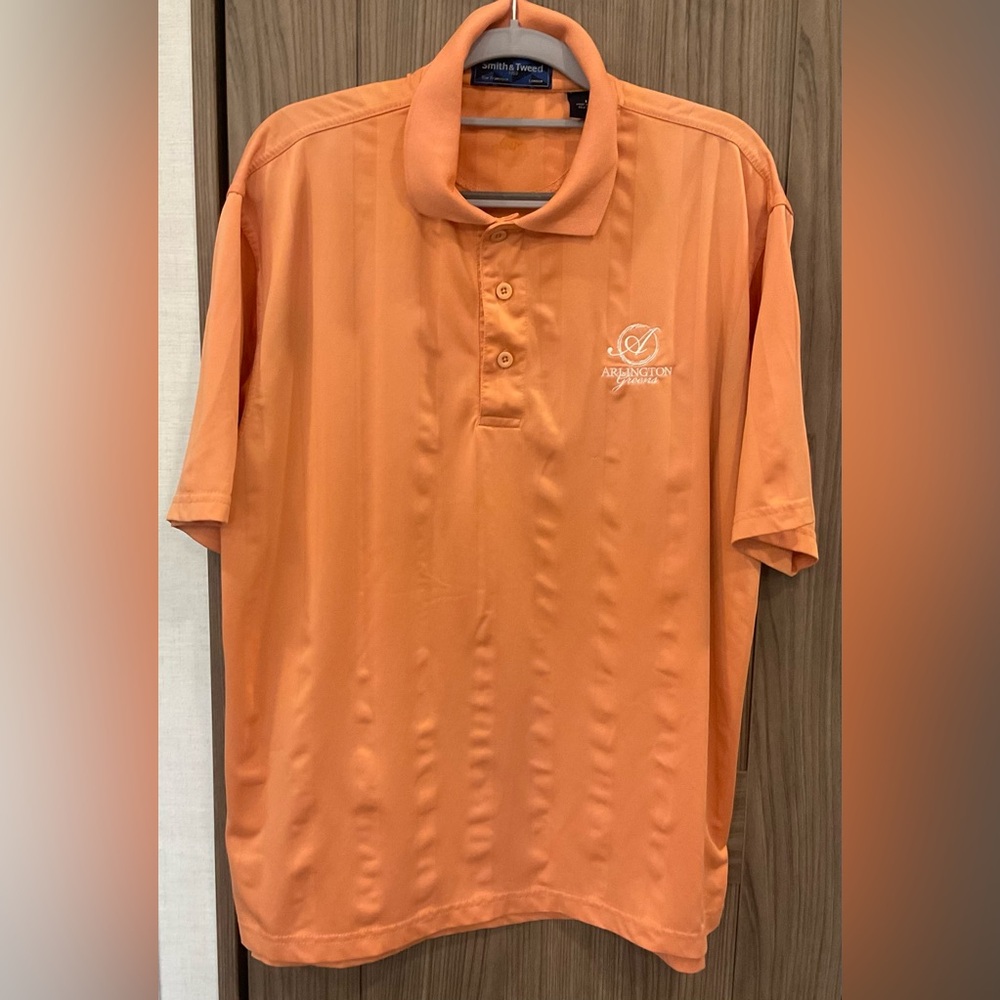 Smith & Tweed Mens Arlington Greens Polo Shirt Size L Has Some Stains